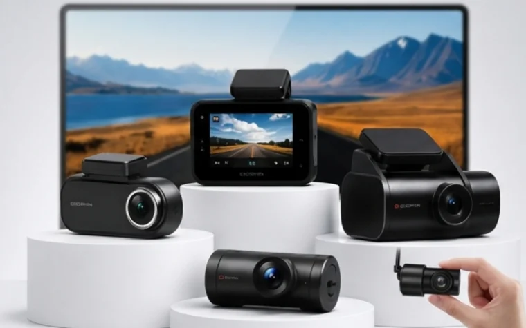 Dashcam met scherp beeld op het display